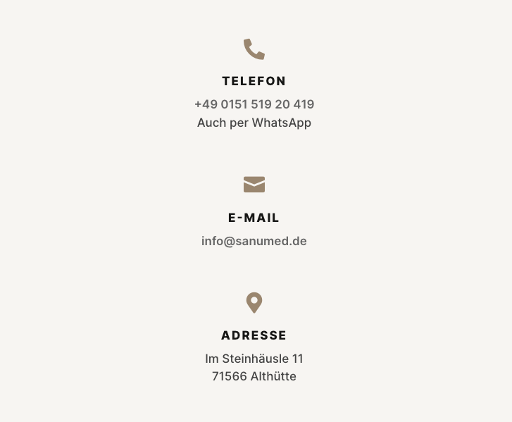 1-Spaltig in der mobilen Ansicht